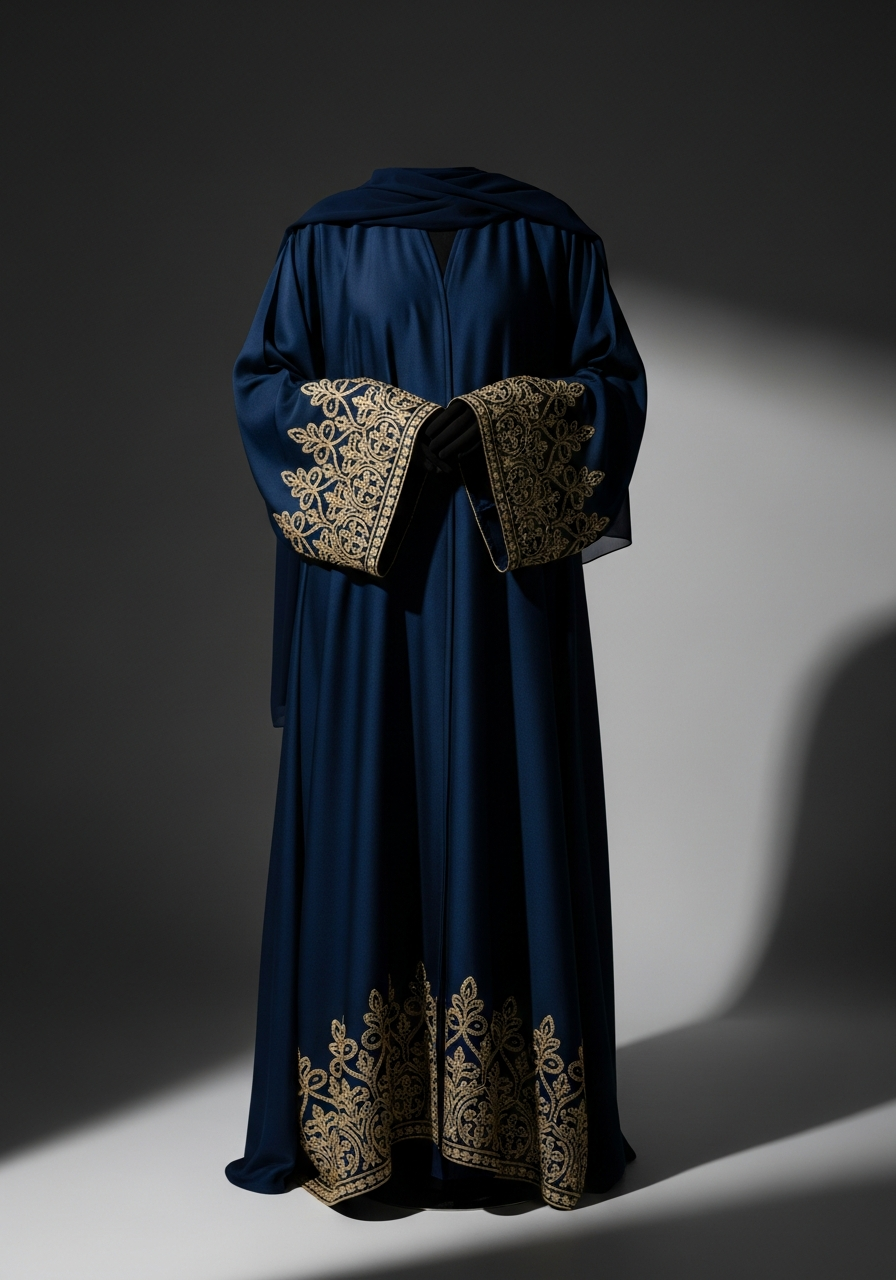 Onyx Architectural Abaya